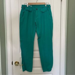 Dept B.V. Teal Green Linen Cotton Trousers Women’s Size M